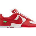 Louis Vuitton x Air Force 1 Low 'White Comet Red'