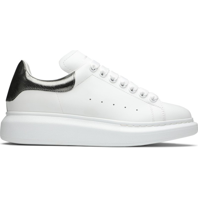 Alexander McQueen Wmns Oversized Sneaker 'Bleach White Silver' Alexander McQueen Wmns Oversized Sneaker 'Bleach White Silver'
