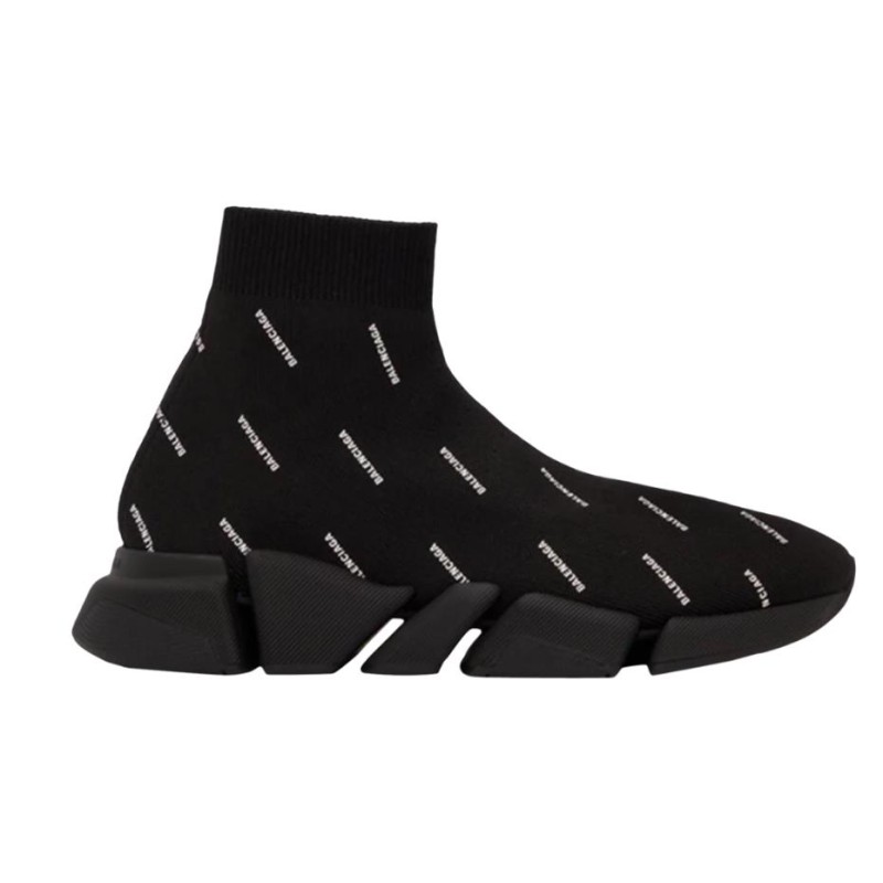 Balenciaga Speed 2.0 Sneaker 'All Over Logo - Black'